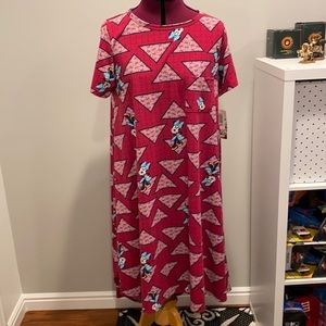 LuLaRoe Disney Carly dress size L